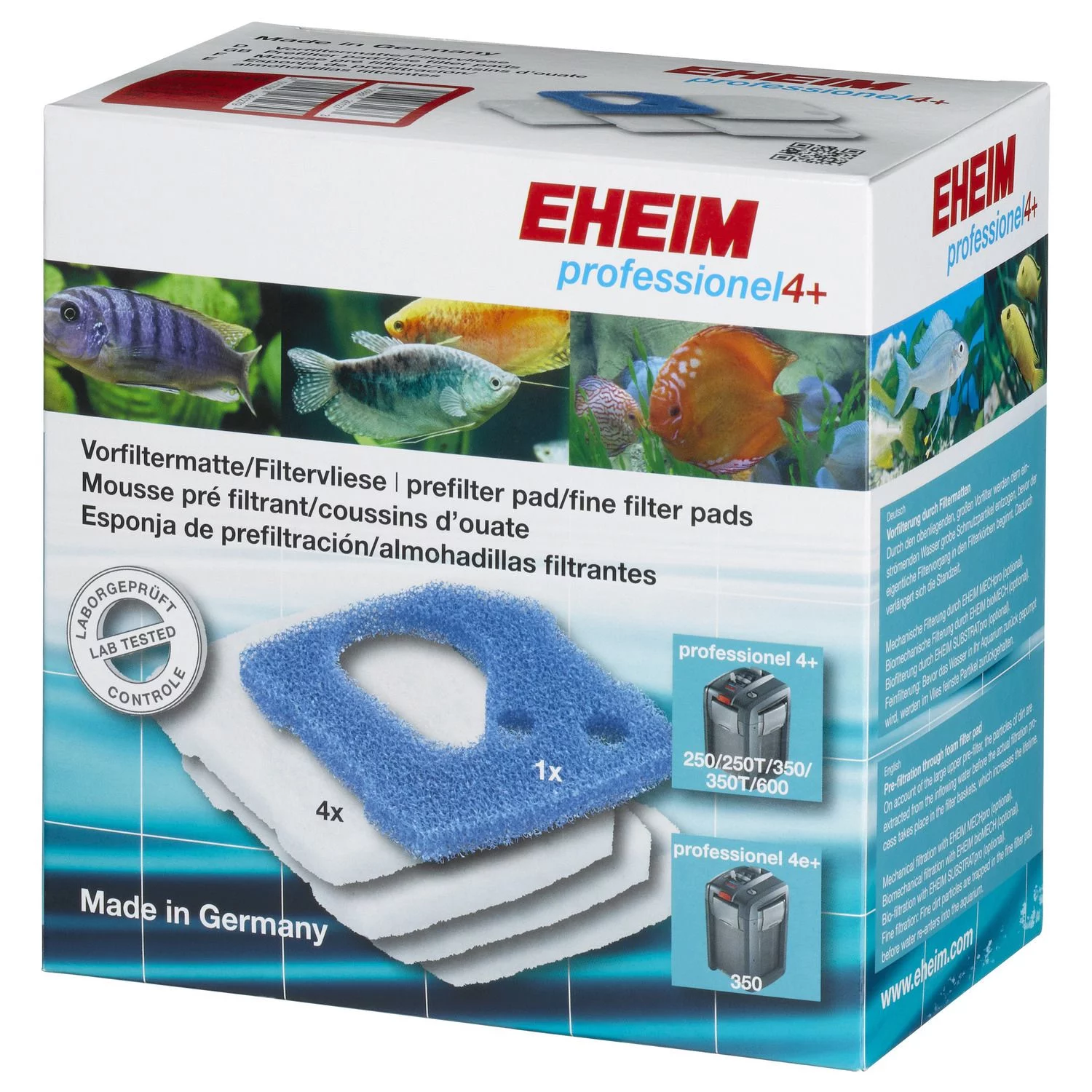 Eheim Set Filtermat Professioneel 4 250/350/600/350e - Filters - 5 Stuks