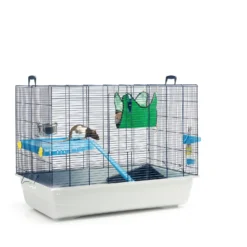 Savic Knaagdierkooi Freddy 2 - Dierenverblijf - 80x50x63 Cm Blauw Grijs