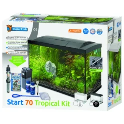 Superfish Aquarium Start 70 Tropical Kit Retro Led 73 L - Aquaria