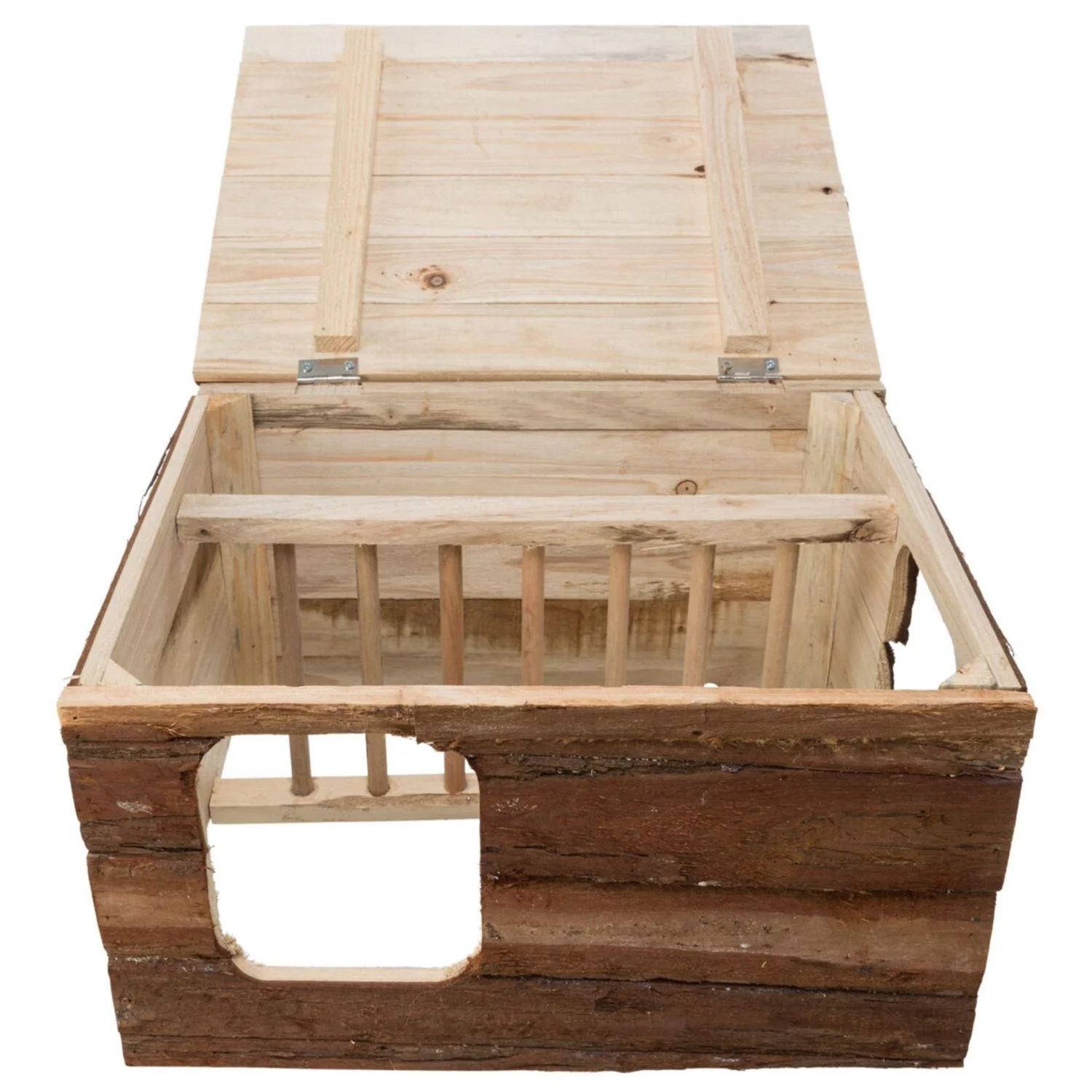 Trixie Natural Living Huis Hilke - Kooi Accessoire - 40x23x32 Cm Donker Hout - Image 5