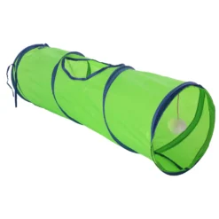 Adori Speeltunnel Voor De Kat - Kattenspeelgoed - 90 X Ø25 Cm Groen Groen